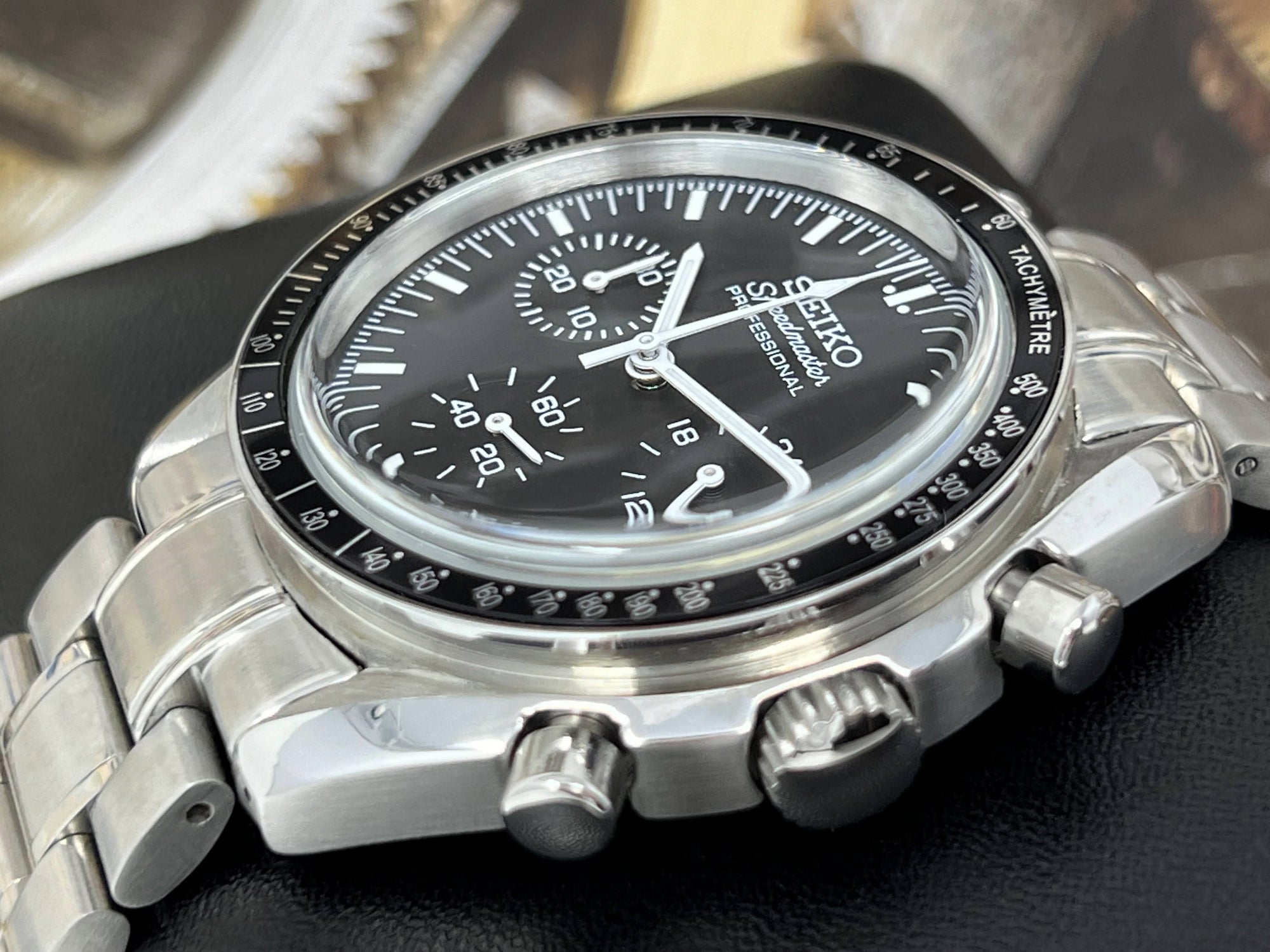 Custom Seiko Speedy | Chronograph | Seiko Mod | Watch Mod | Custom Watch | Diver | Dive Watch | Mecaquartz VK63 | Speedmaster