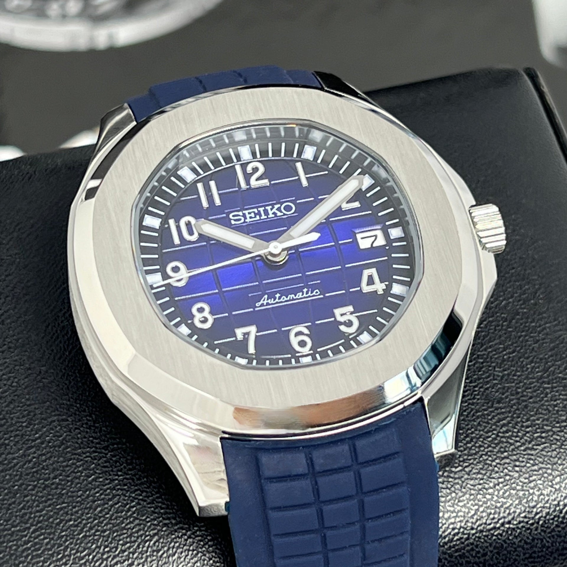 Seikonaut Luxury Blue Modern Automatic Watch with Sapphire - Main Image