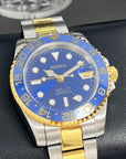 Custom Two Tone GMT Bluesy | Watch Mod | Blue GMT | Men's Watch | Blueberry | Batman | Batgirl | NH34 Automatic