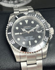 Custom Black Sub Watch | Stainless Steel | Sapphire Crystal | Ceramic Bezel | Black Watch Mod | NH35 Automatic Movement