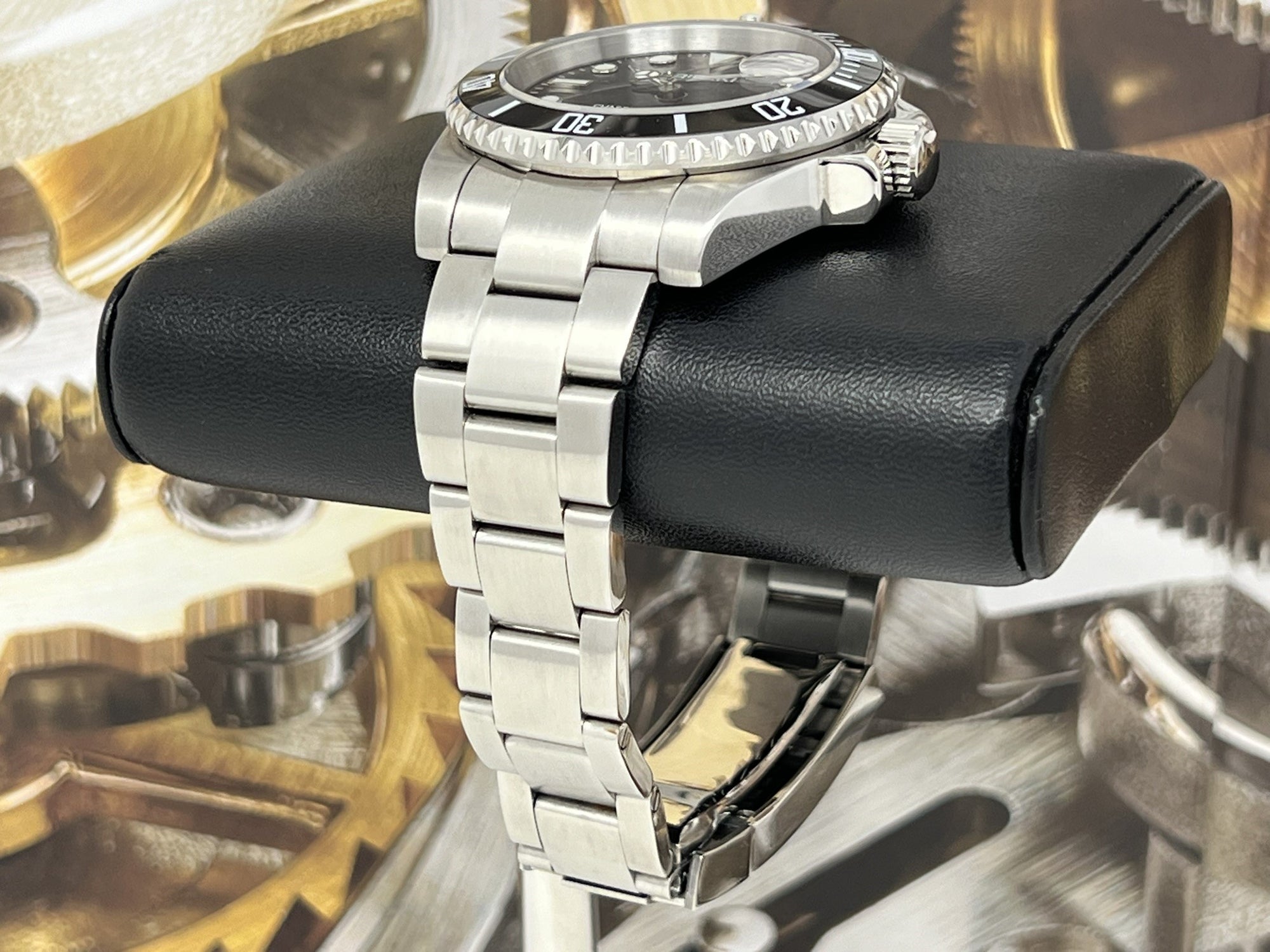 Elite Edition - Kaiseki Luxury Sub Wristwatch | Sapphire, Oyster Bracelet, Ceramic, Seiko Mod, Watch Mod, Seiko NH35 Automatic 41mm