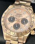 Seiko Rose Gold Daytona - Luxury Chronograph | Chrono | Mecaquartz | Mens | Sport Watch | VK63 Quartz | Daytona | Cosmograph