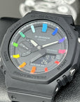 G-Shock CasiOak Black Rainbow Mod | GA-2100 | Colorful Mod | Rainbow