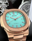 Seikonaut Rare Aqua Blue | Rose Gold | Embossed Dial | Automatic NH35 Movement