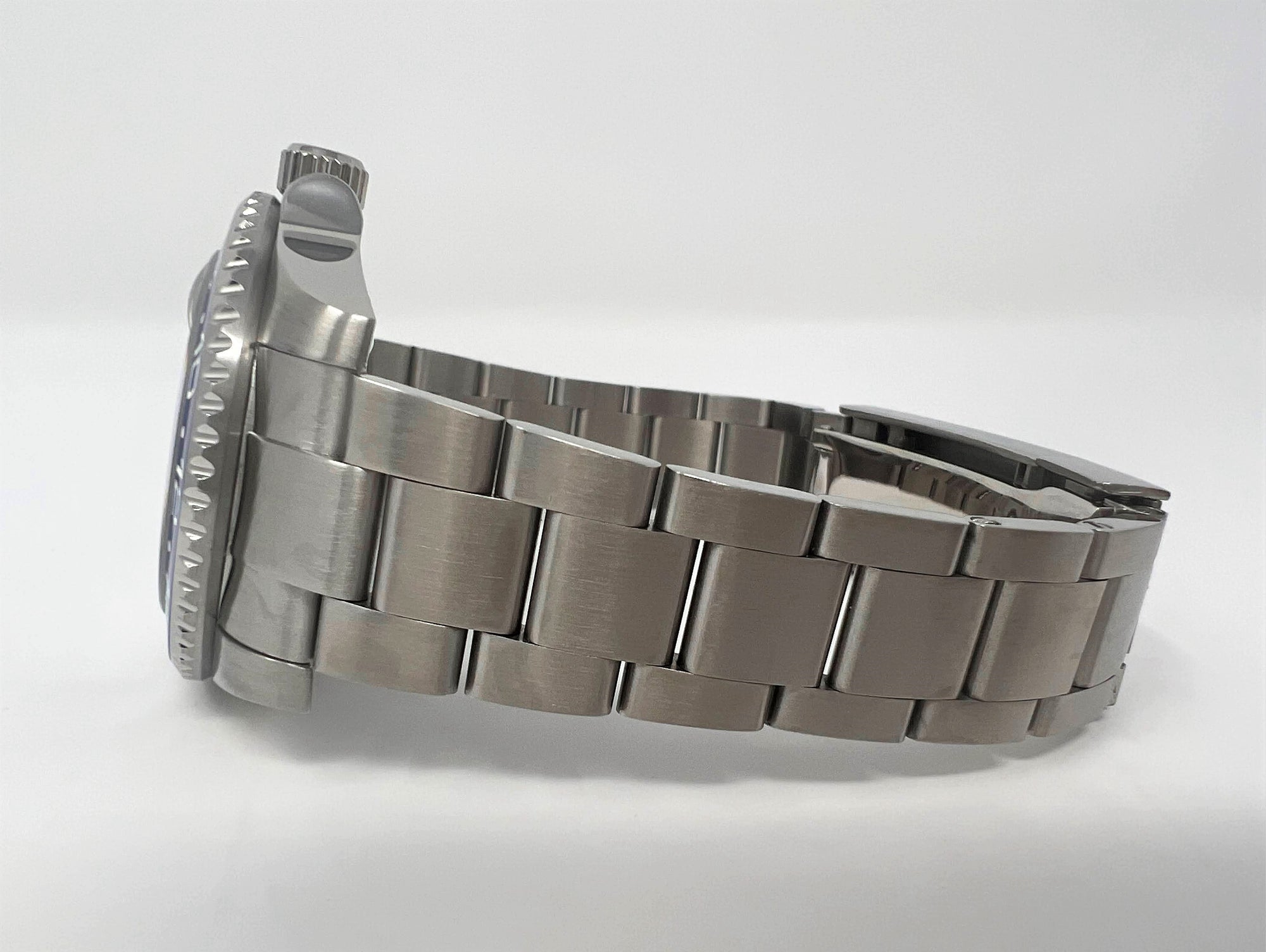Custom Rootbeer Steel GMT Watch | Stainless Steel Sport Watch | Custom Sub | 20mm Oyster Bracelet | Perpetual Date |  Submariner | 41mm