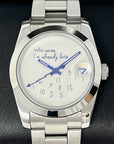 Custom Who Cares I'm Already Late - 36mm or 39mm, Luxury Automatic Watch, Seiko NH35 Movement, Seiko Mod, Watch Mod