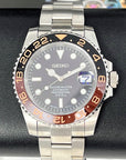 Custom Rootbeer Steel GMT Watch | Stainless Steel Sport Watch | Custom Sub | 20mm Oyster Bracelet | Perpetual Date |  Submariner | 41mm