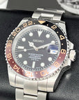 Custom Rootbeer Steel GMT Watch | Stainless Steel Sport Watch | Custom Sub | 20mm Oyster Bracelet | Perpetual Date |  Submariner | 41mm