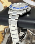 Seiko Polar White Batman - Stainless Steel Sport Watch - Custom Sapphire Crystal and NH35 Movement