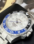 Seiko Polar White Batman - Stainless Steel Sport Watch - Custom Sapphire Crystal and NH35 Movement