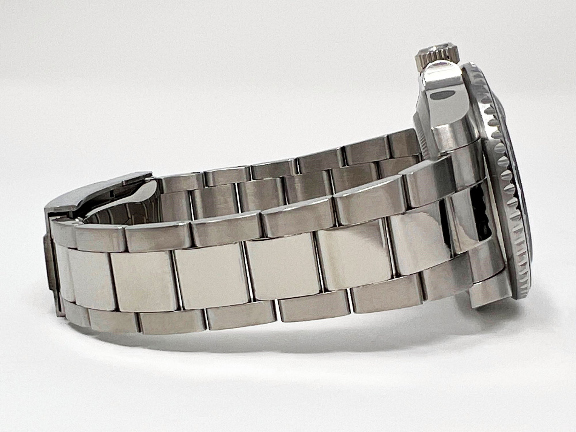 Seiko Polar White Batman - Stainless Steel Sport Watch - Custom Sapphire Crystal and NH35 Movement