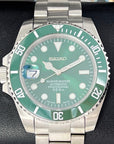 Seiko Hulk Submariner - Left Handed Edition - Sunburst Green Bezel Lefty Edition | Green | Riddler | Destro | South Paw | Oyster Automatic NH35 | Men