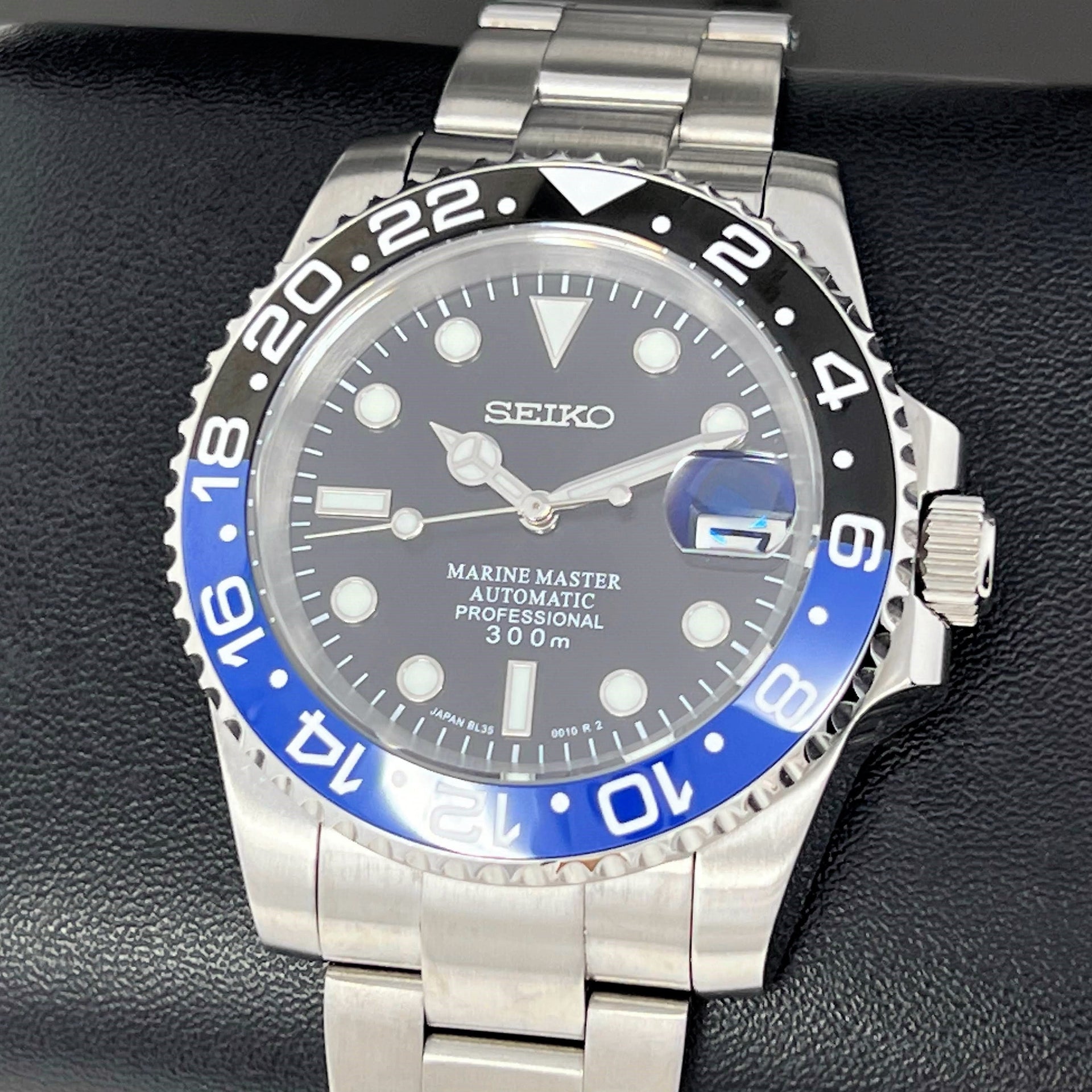 Custom Batman Stainless Steel Watch NH35 Sport Dive Watch