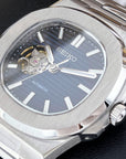 Seikonaut Blue Open Heart | Stainless Steel | Modern Automatic Dress Sport Watch with Sapphire Crystal | Seiko Mod | Watch Mod | Custom Watch