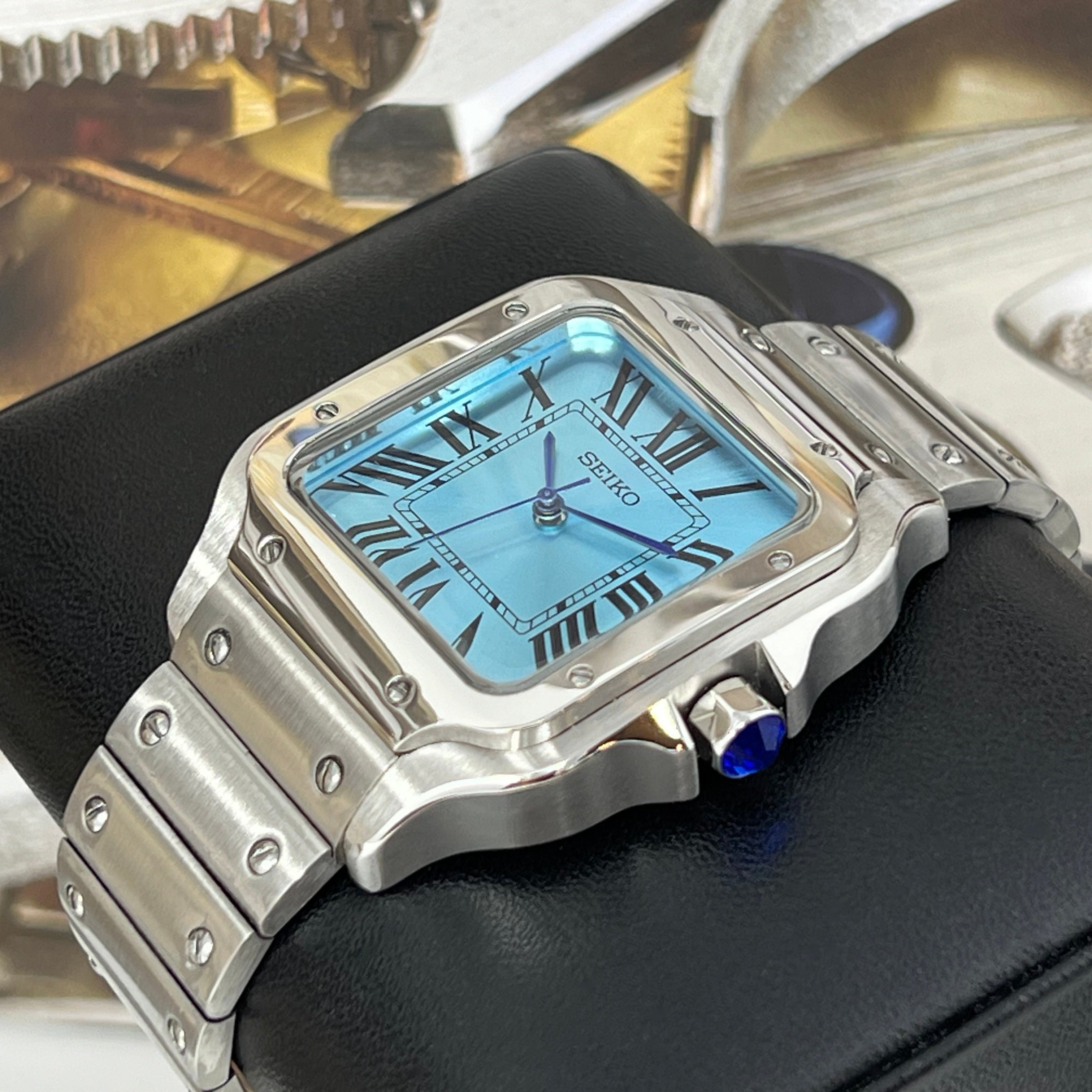 カスタム nh35 mod サントス WTS] Custom Santos Mod: The Seiko Santos - Seiko NH35 Auto