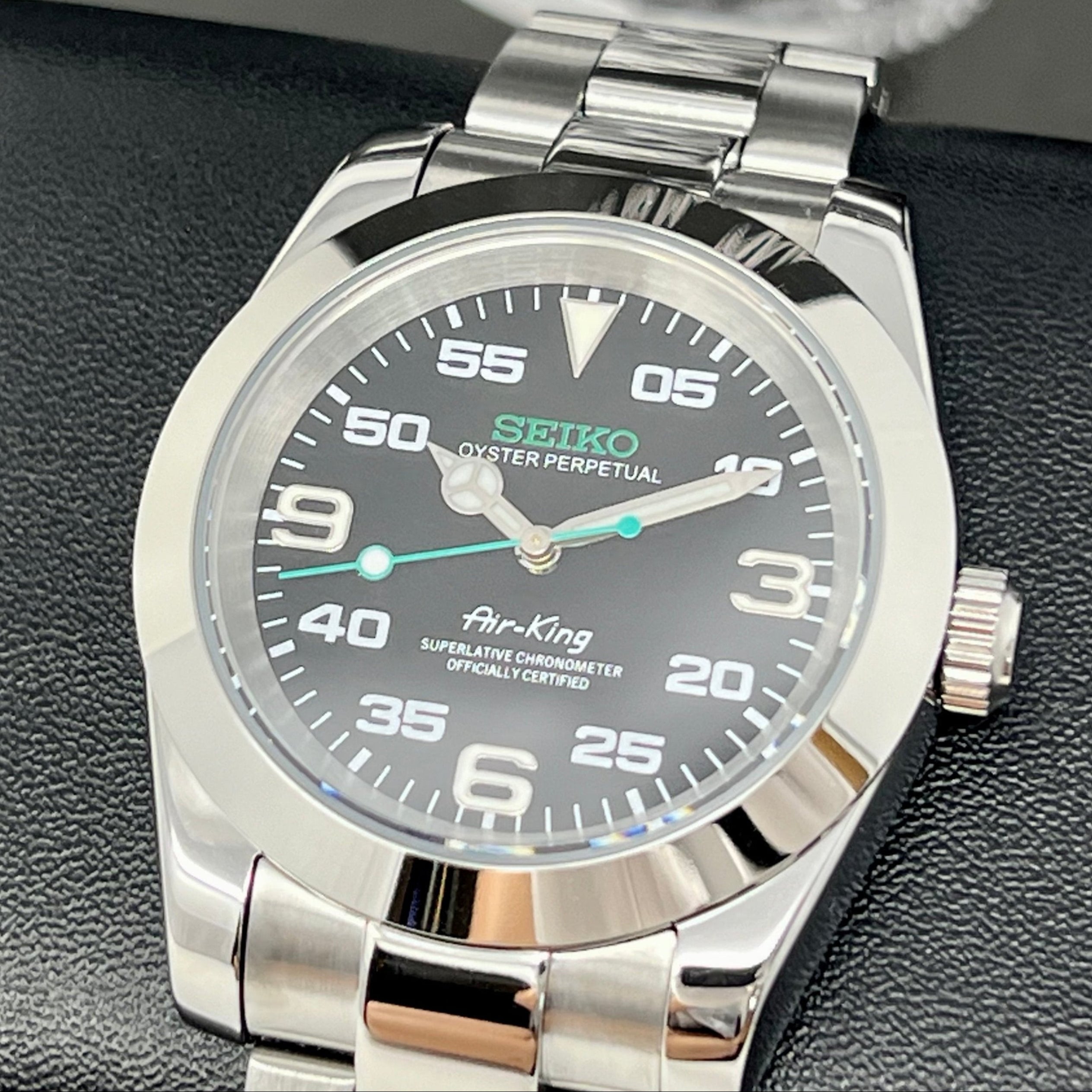 Custom Air King Watch | 40mm NH35 Automatic Mod | Seiko Mod