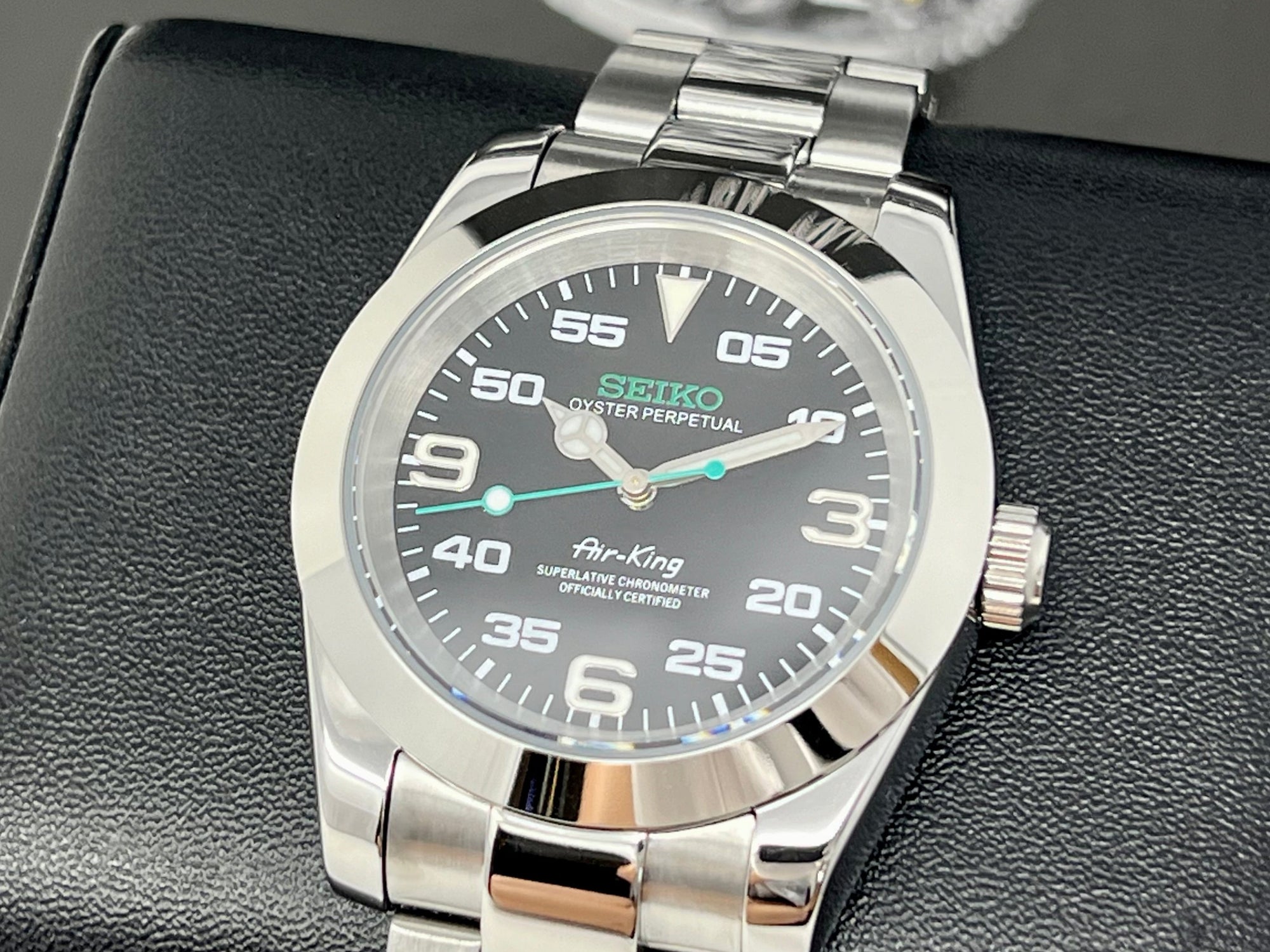 Custom Air King Watch | Seiko Mod | 40mm | Seiko NH35 Automatic Movement