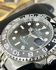 Custom Bruce Wayne GMT | Seiko Mod with True GMT Function | Seiko NH34 Movement | Gray and Black | 41mm