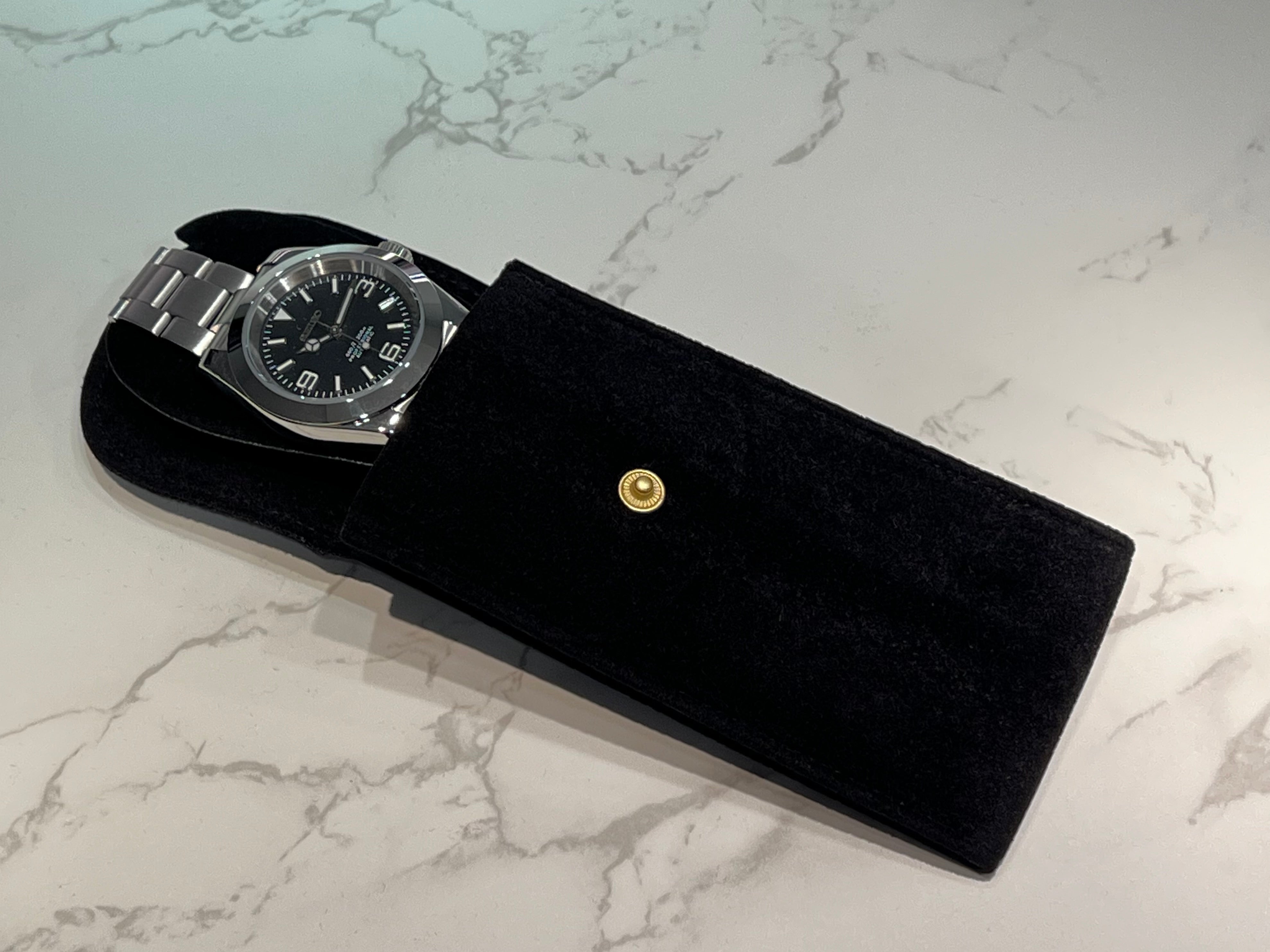 Luxury Velvet Watch Travel Pouch | Watches by Andrew | Watch Case