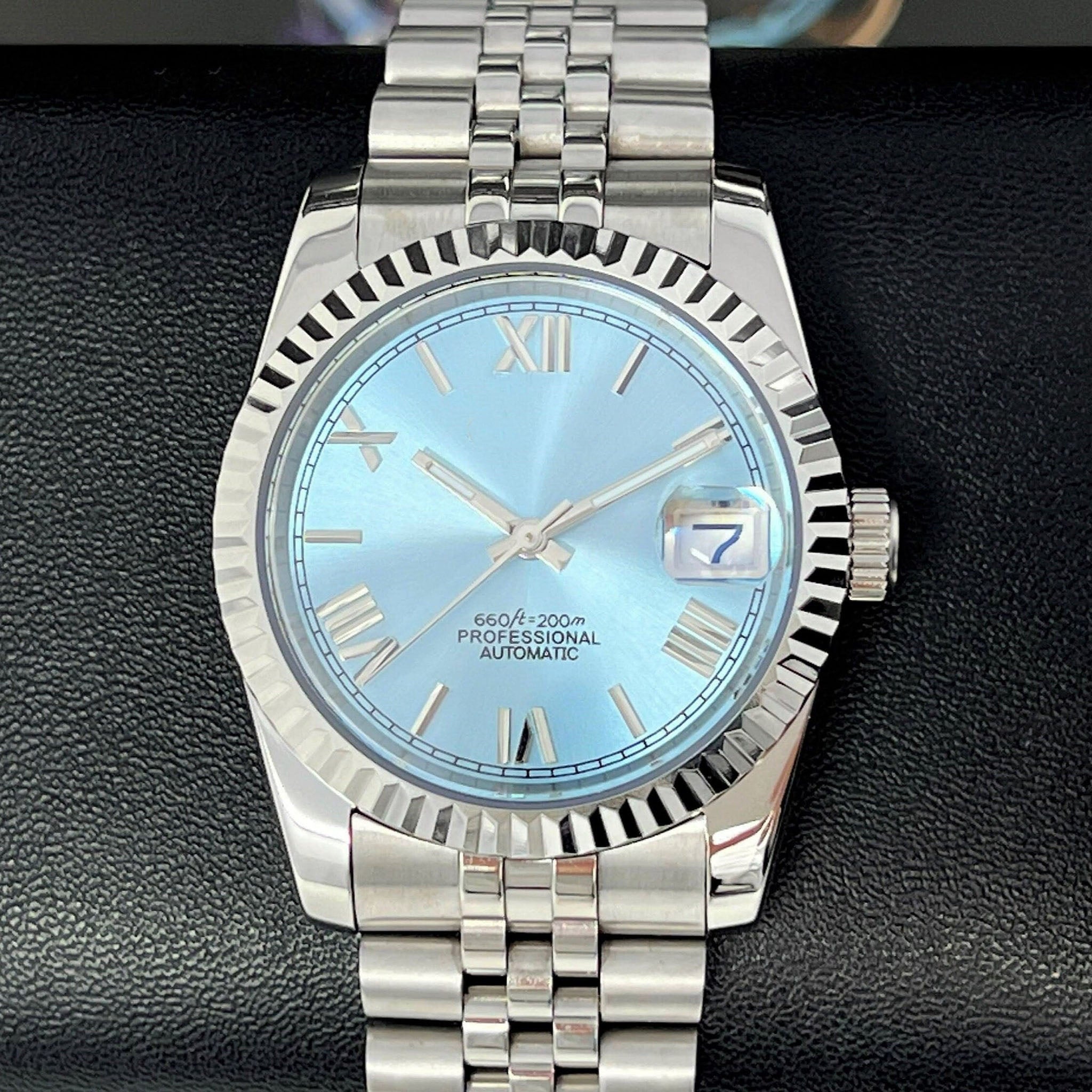 Seiko Rare Ice Blue Datejust | Custom 36mm or 39mm Watch