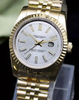 31mm White dial with Gold Band