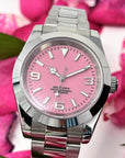 Custom Rose Exp - 36 or 39mm | Pink Dial Stainless Steel | Oyst | Custom Build | Watch Mod | Mod | Exp | Perpetual | Timepiece