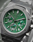 Green DIal with SIlver Band
