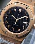 Black Dial with Rose Gold Band