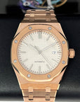 Seikoak Rose Gold Luxury Dress Watch | White Dial | Mod | Watch Mod | Custom Watch | NH35 Automatic Movement | 42mm | Steel Sport