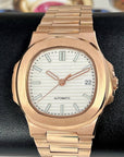 Seikonaut - White on Rose Gold - Modern Automatic Watch with Sapphire Crystal