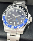 Custom Built Batman - True GMT 4 Hand - NH34 Movement - Blue and Black - 41mm - Stainless Steel - Automatic Custom Watch | Mod