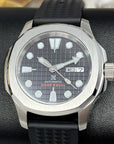 Custom Seikonaut Luxury Modern Diver | Turtle Dial | with NH36 Day Date Automatic Movement | Black Rubber | Sport Watch | Men's Watch