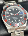 Custom Coke Zero Sub | Black Red Mod | Watch Mod | Custom Build Watch | Stainless Steel | Sub | Steel Sport | Watch Watches | 5 Mod