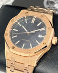 Seikoak Rose Gold Luxury Dress Watch | Black Dial | Mod | Watch Mod | Custom Watch | NH35 Automatic Movement | 42mm | Steel Sport
