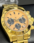 Gold Daytona - Luxury Chronograph | Chrono | Mecaquartz | Mens | Sport Watch | VK63 Quartz | Daytona | Cosmograph
