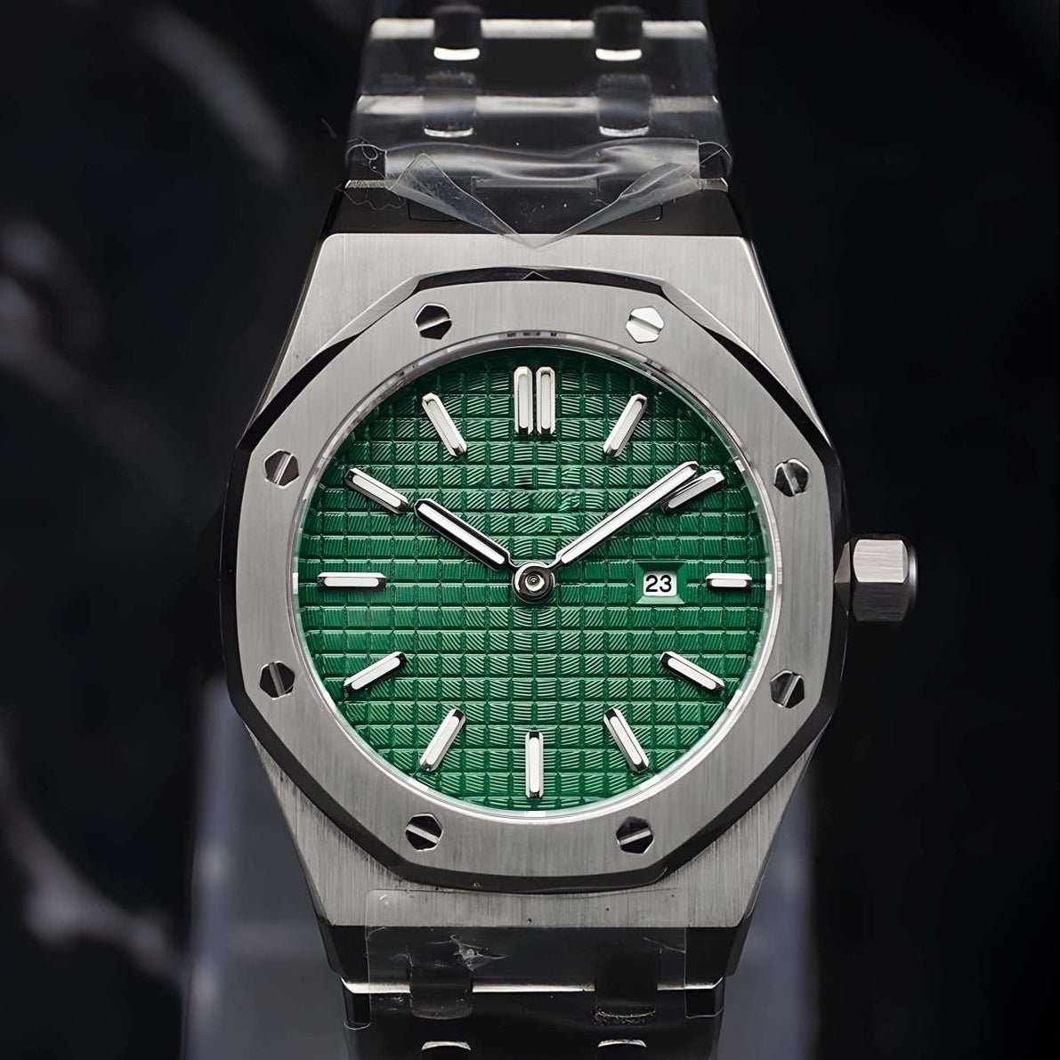Seikoak Green dial with Silver Band