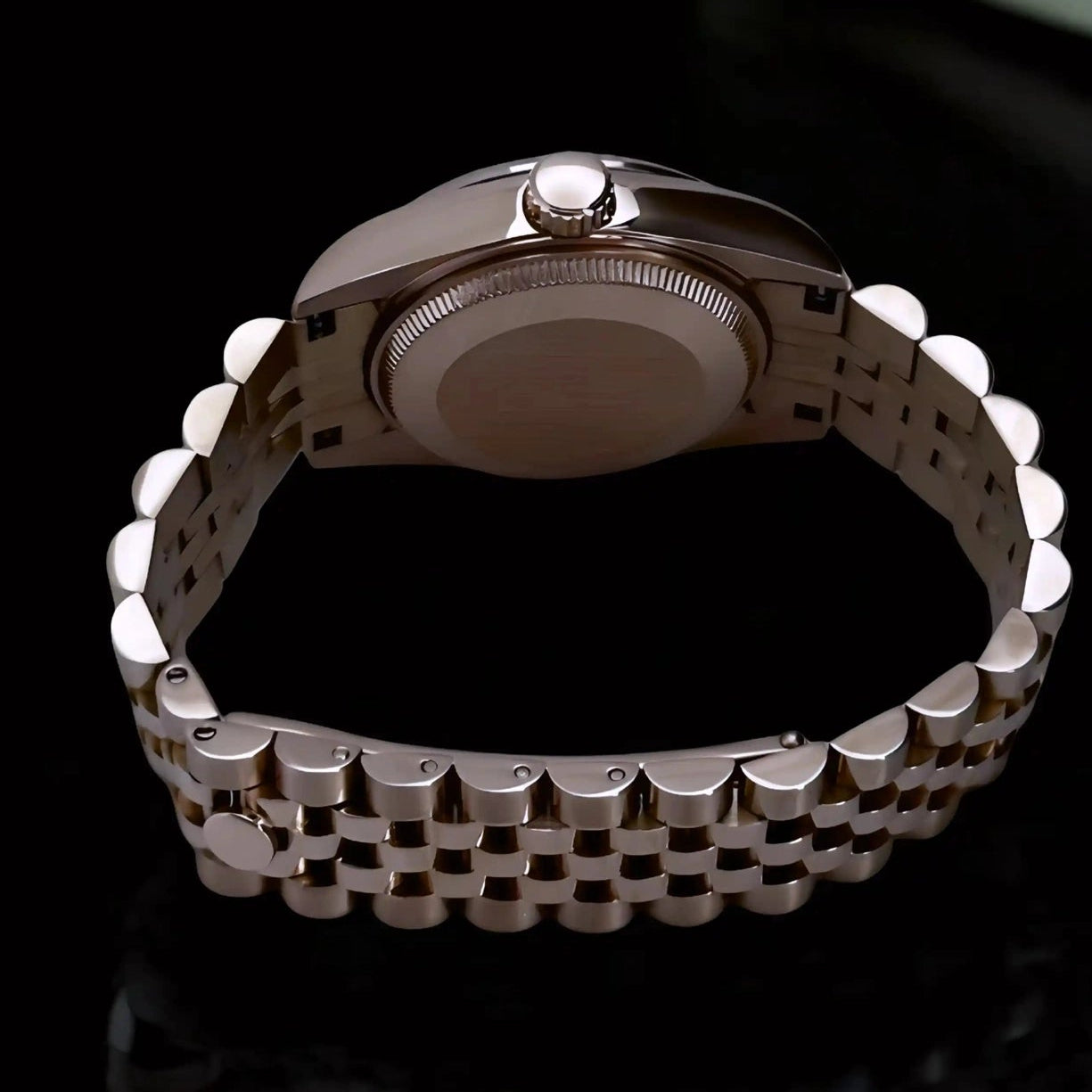 31mm Black dial with Rose Gold Band