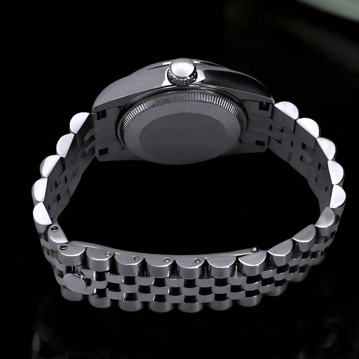 Wimbledon Pink Dial with Silver Band