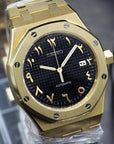 Black Dial with Gold Band