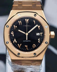 Black Dial with Rose Gold Band