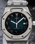 Dark Blue Dial with Silver Band