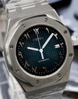 Dark Blue Dial with Silver Band