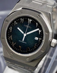 Dark Blue Dial with Silver Band