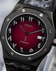Red Arabic Dial with Black DIal