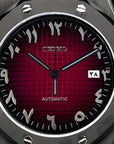 Red Arabic Dial with Black DIal