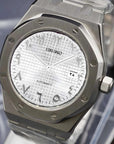White Arabic dial with Silver Band