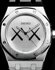 Kaws Style dial with SIlver Band