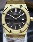 Black Dial with Yellow Gold Band