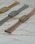 Luxury Jubilee Watch Bracelet | Stainless Steel | 20mm Lug | Rose Gold | Gold | Watch Band | 904L | Watch Strap | Wristwatch Accessories