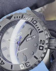 Custom Stealth Blackout Yachtmaster | SKX007 | Men's Watch | Dive Watch | Blue Rubber | Seiko Mod | 100M | Custom Mod | Watch Mod | Diver